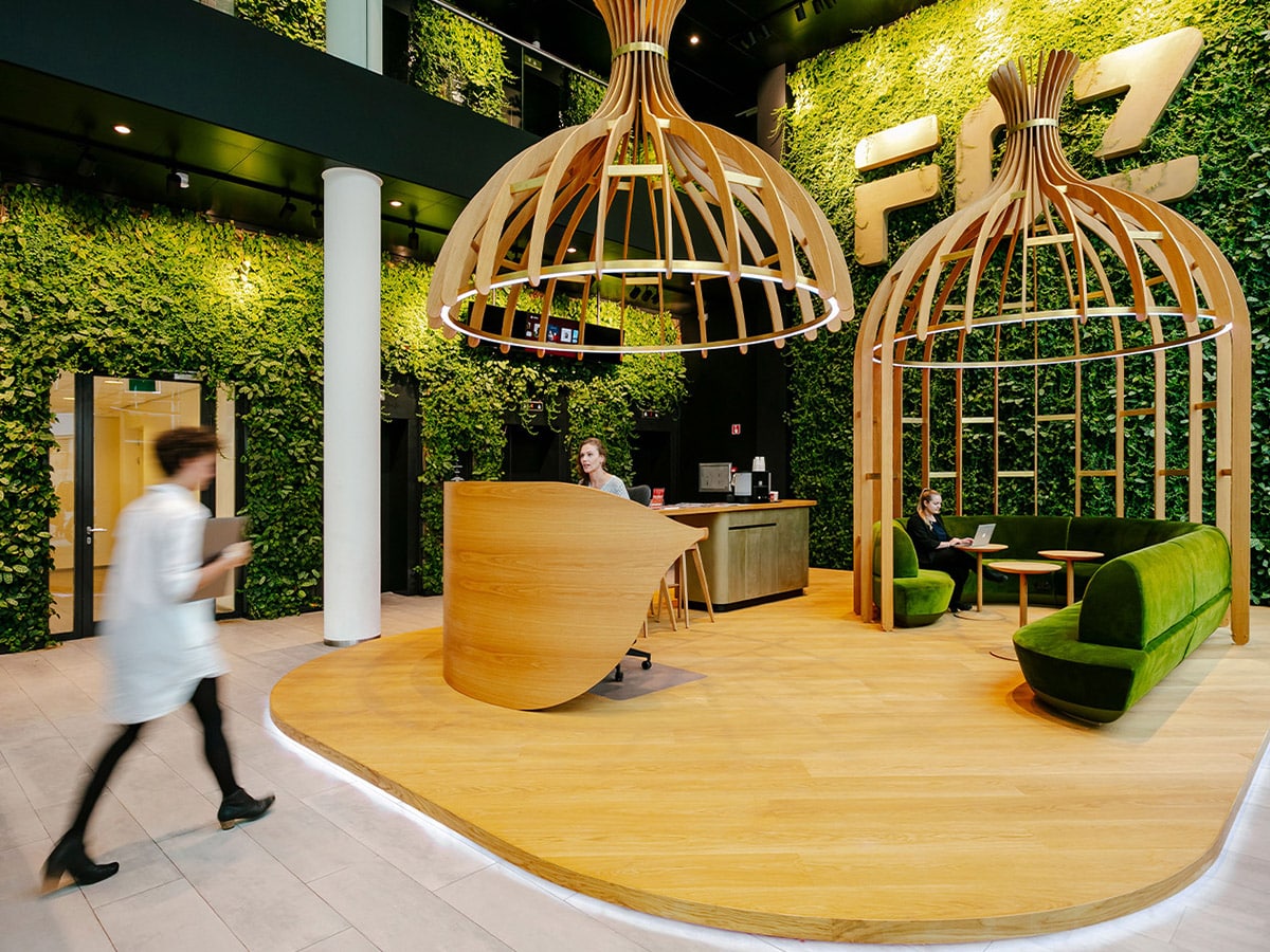 Sempergreen living wall FOX Amsterdam