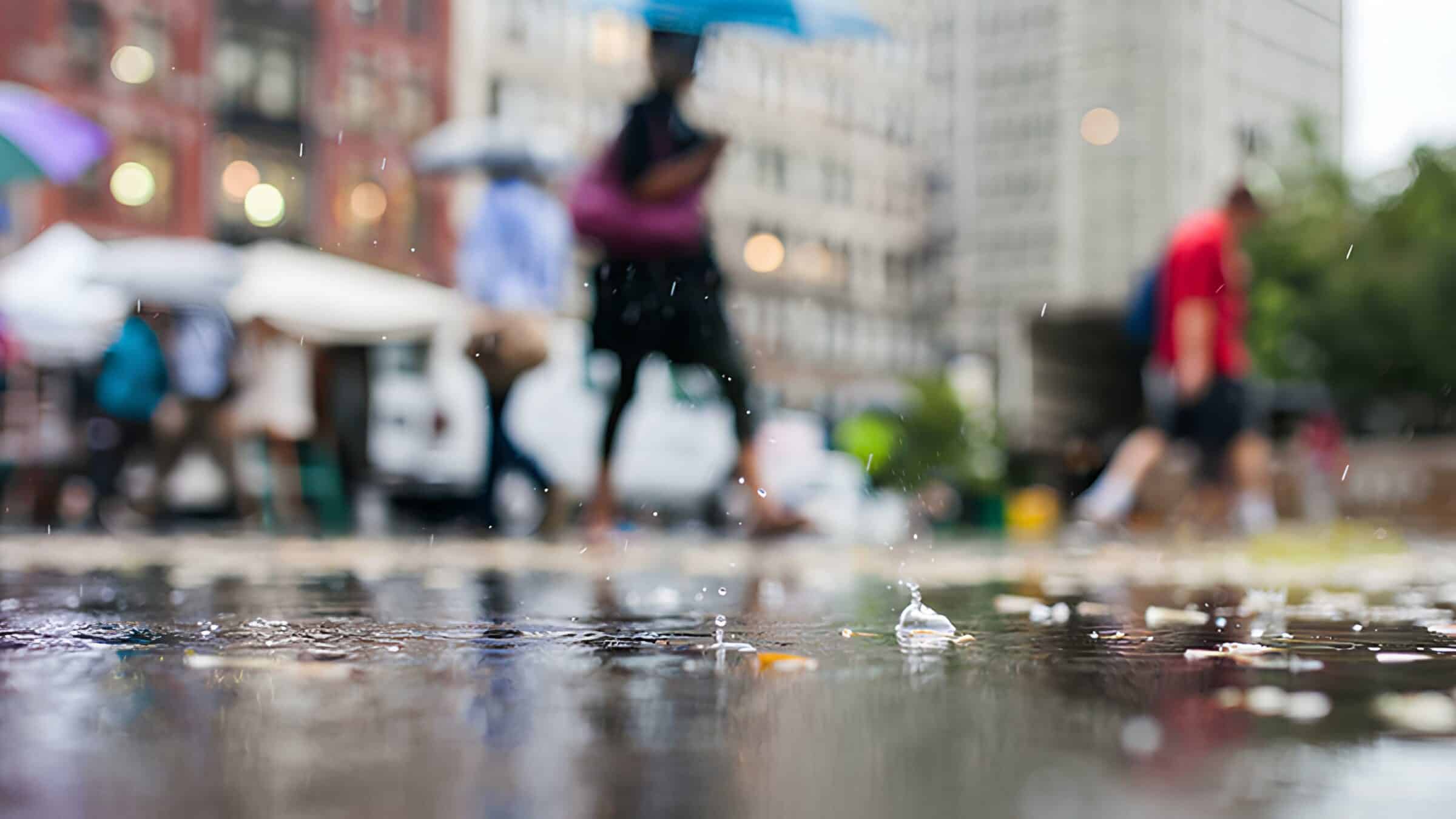 Calle de gestión del agua